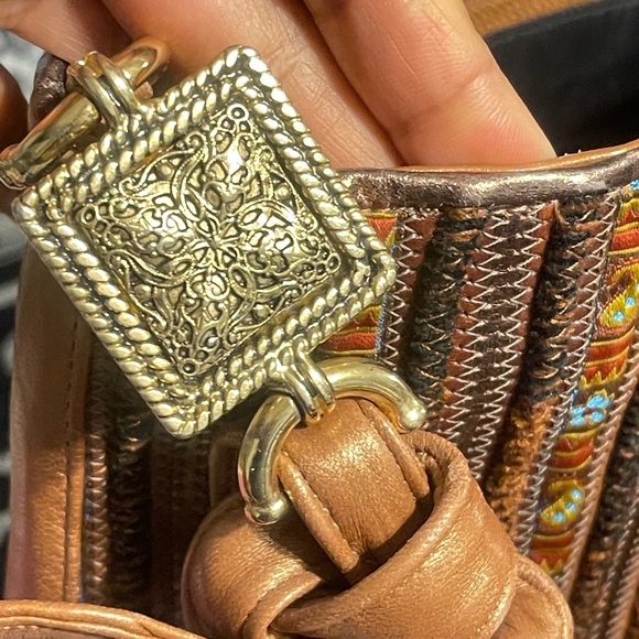 Vintage Sharif Purse Colorful Shoulder
Crossbody Bag Patchwork Made in USA - Picture 6 of 7